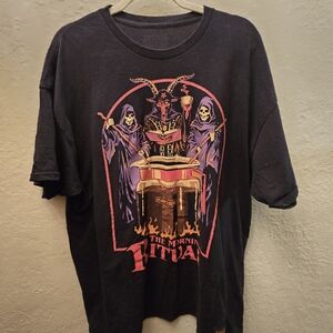 Authentic Steven Rhodes Morning Ritual Graphic Occult Coffee Tee XL
